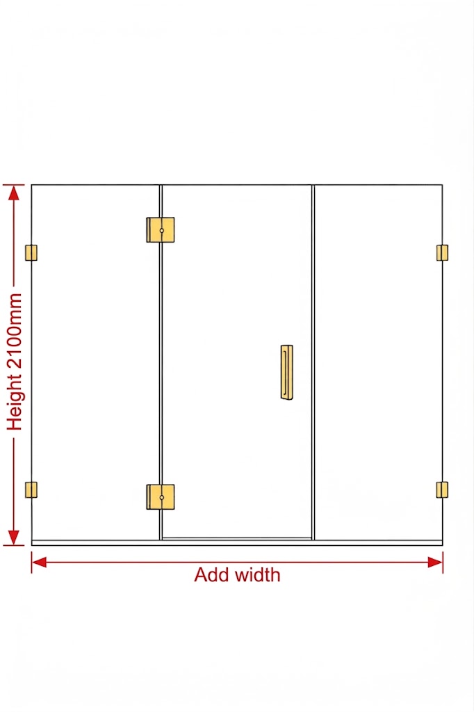 Front width (Dimension-A) illustration
