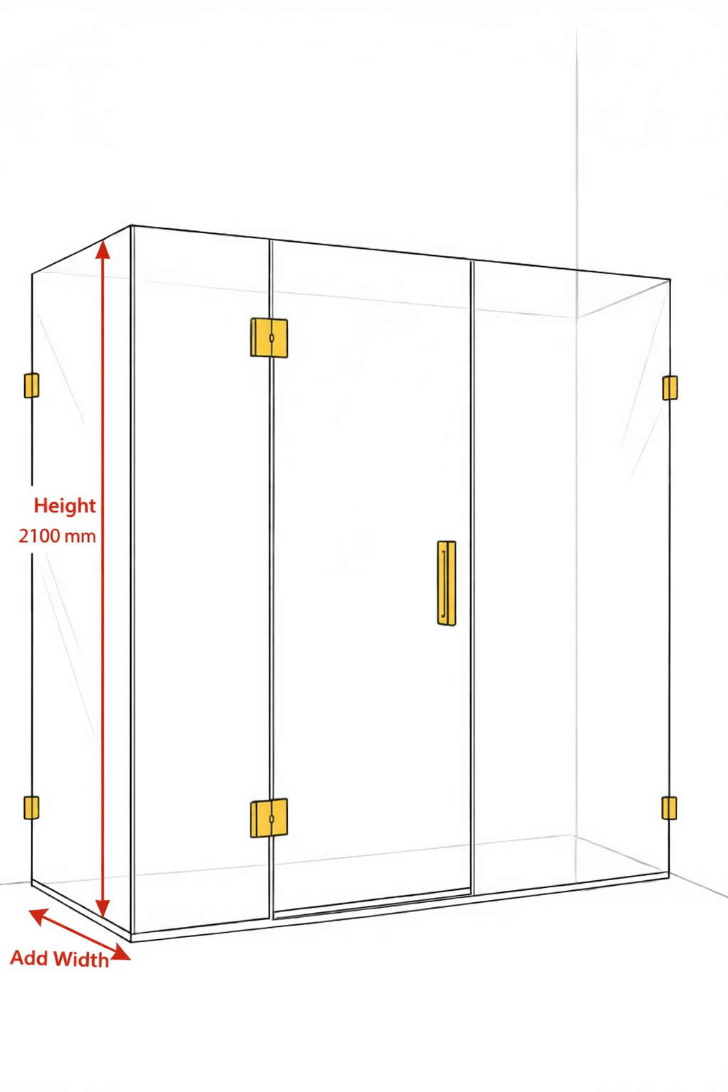 Return panel width illustration