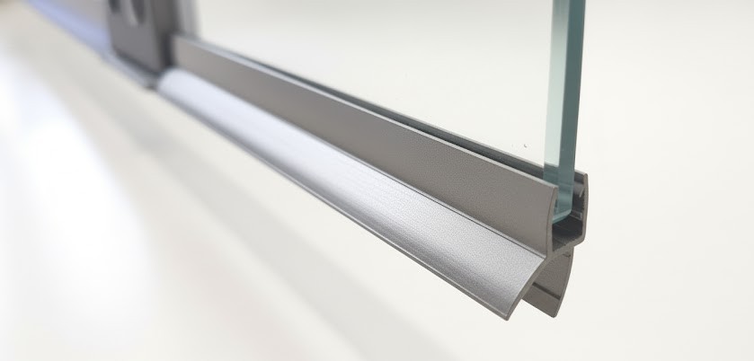 Bottom Door Seal 6mm — Gunmetal