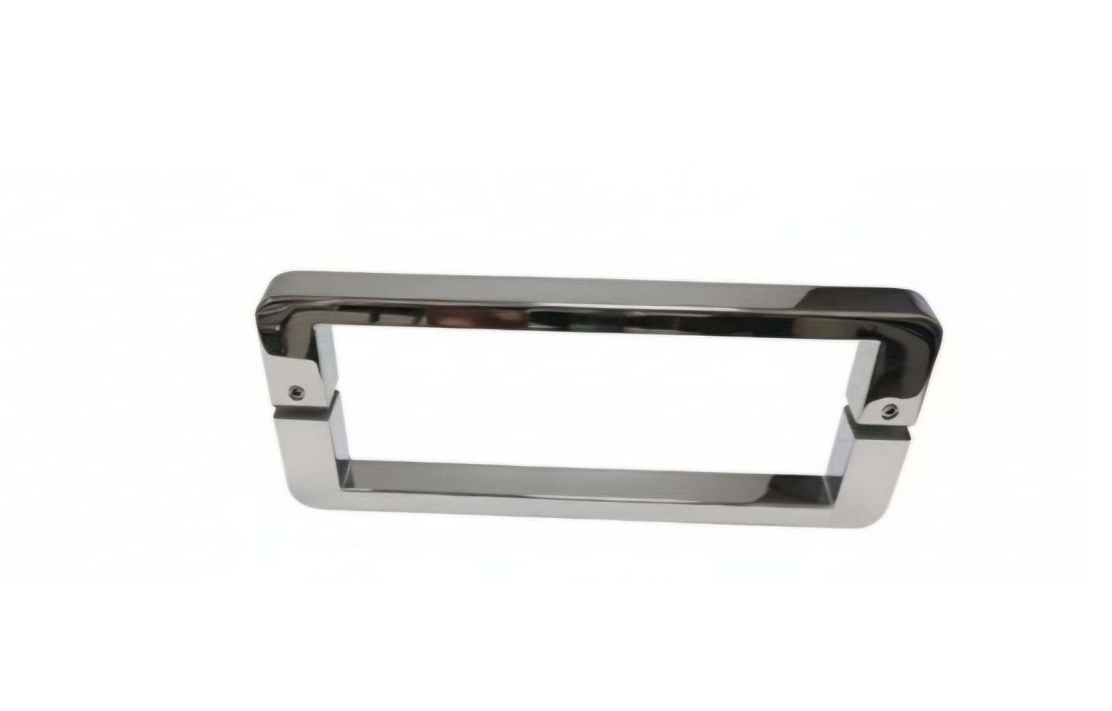 D-Type Pull Door Handle Stainless Steel 304 — Chrome