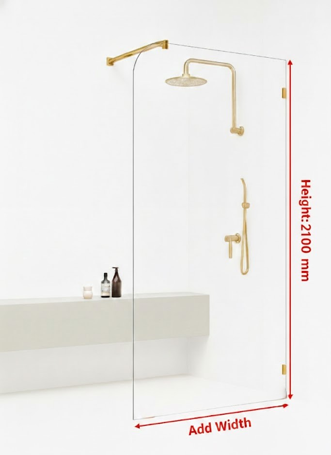 Sliding door width (Dimension-A) illustration