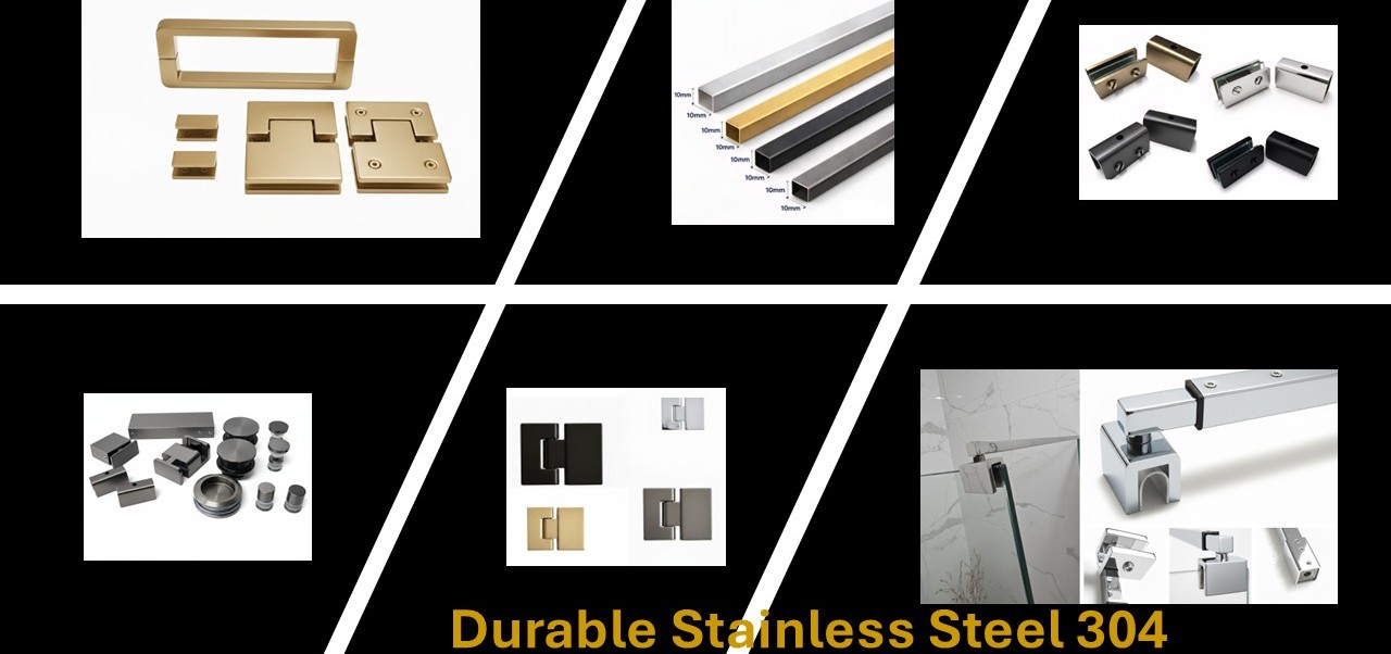 Frameless shower screen 4