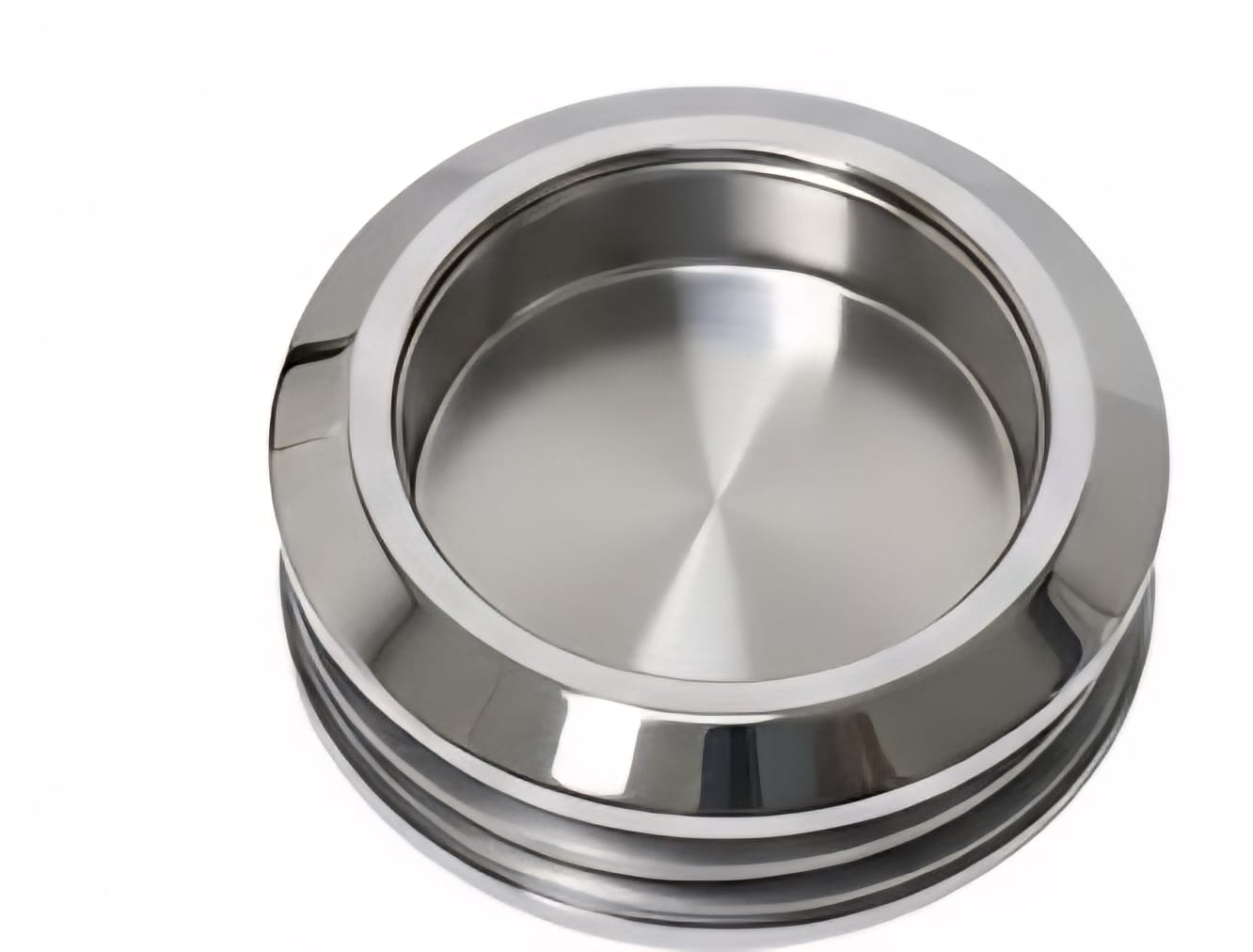 Recessed Round Handle — Chrome