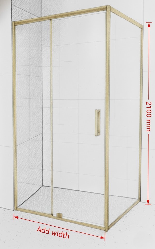 Front panel width (Dimension-A) illustration