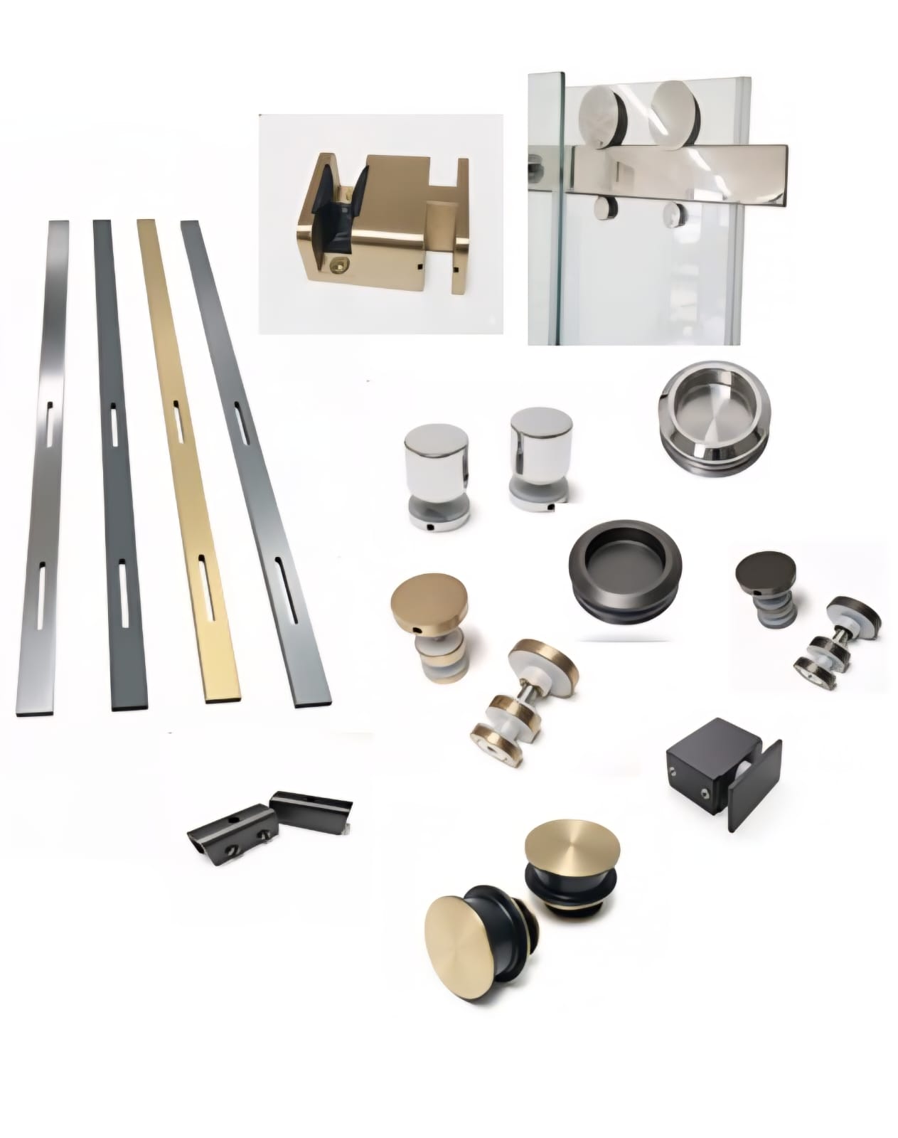 Hardware Sliding Kit for shower screens