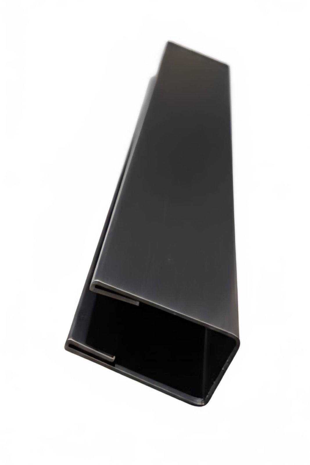 U Channel 14mm × 25mm (2100mm) — Gun Metal