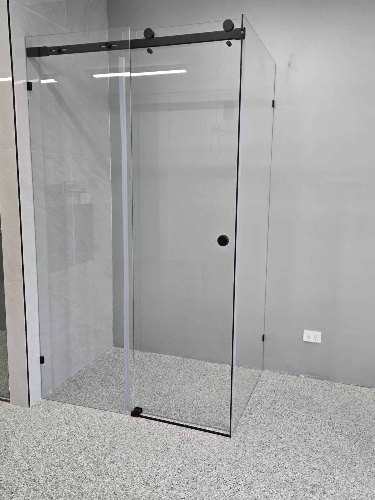 Sliding door width (Dimension-A) illustration